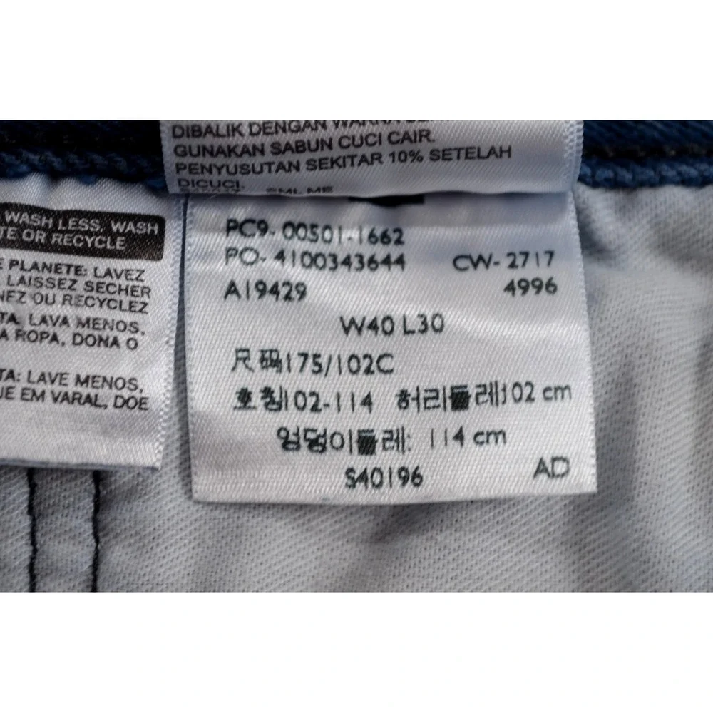 Vtg Levis 501 Indigo Blue Jeans‎ Mens 40x30 INSEAM 27.5